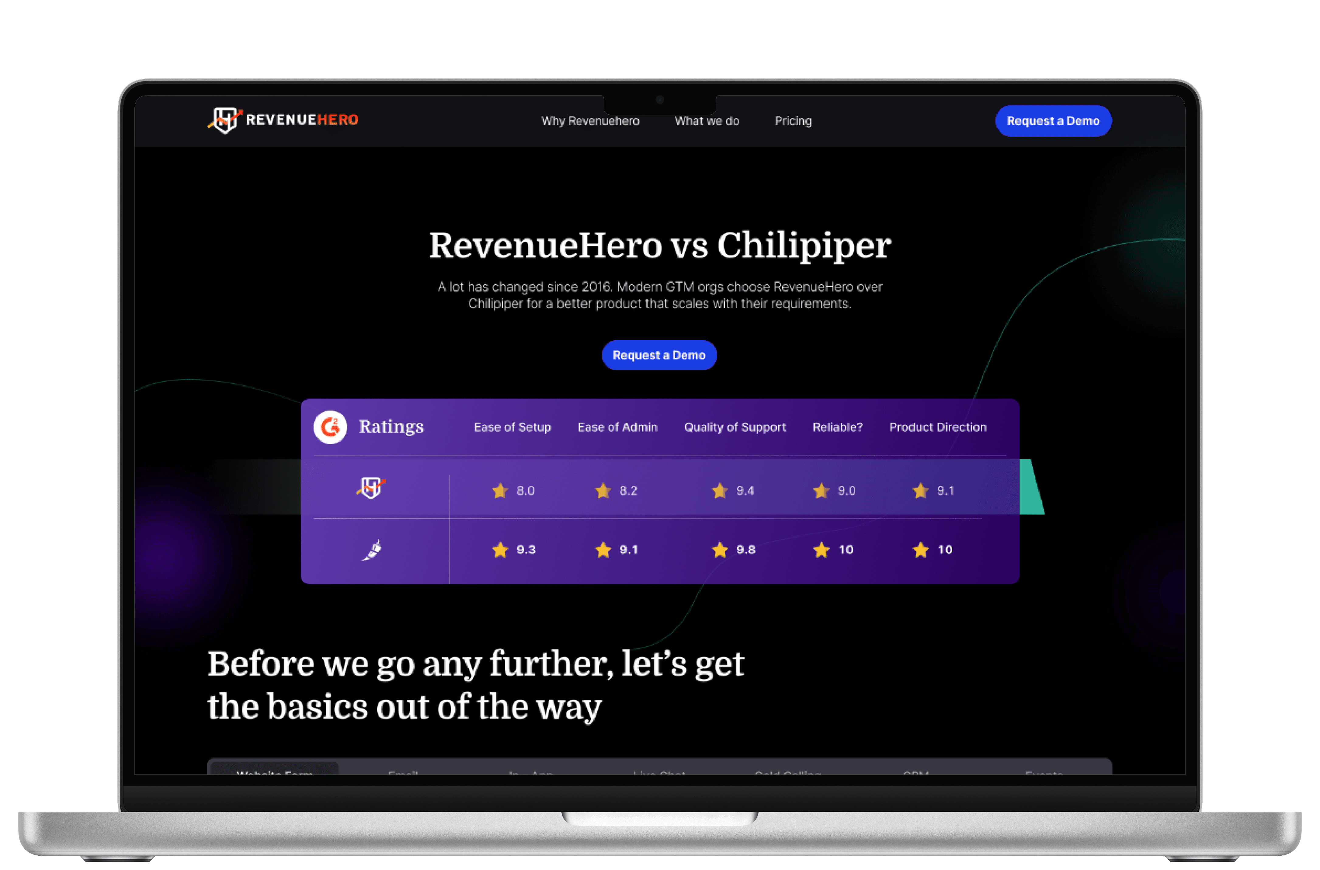 RevenueHero: Landing Page